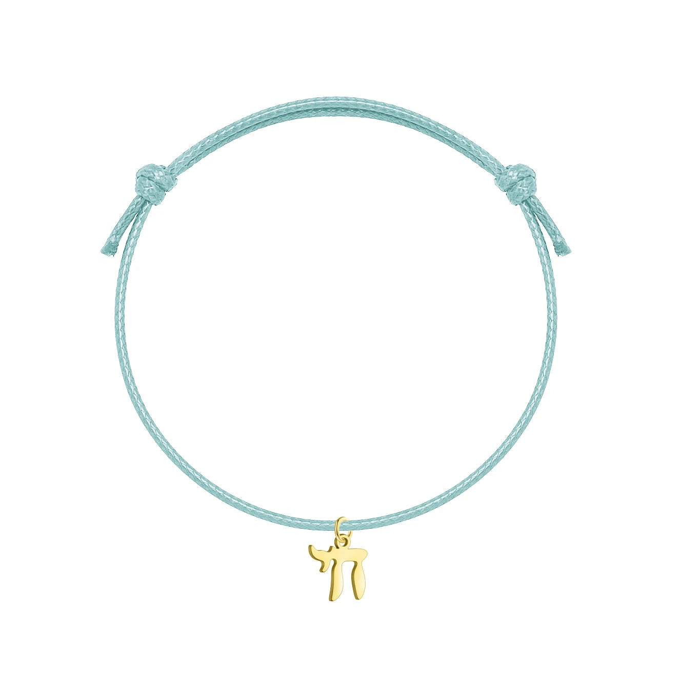 Bracelet orné du symbole Haï en acier inoxydable, monté sur bracelet artisanal ajustable. Un accsesoir qui parle, simple et unique.