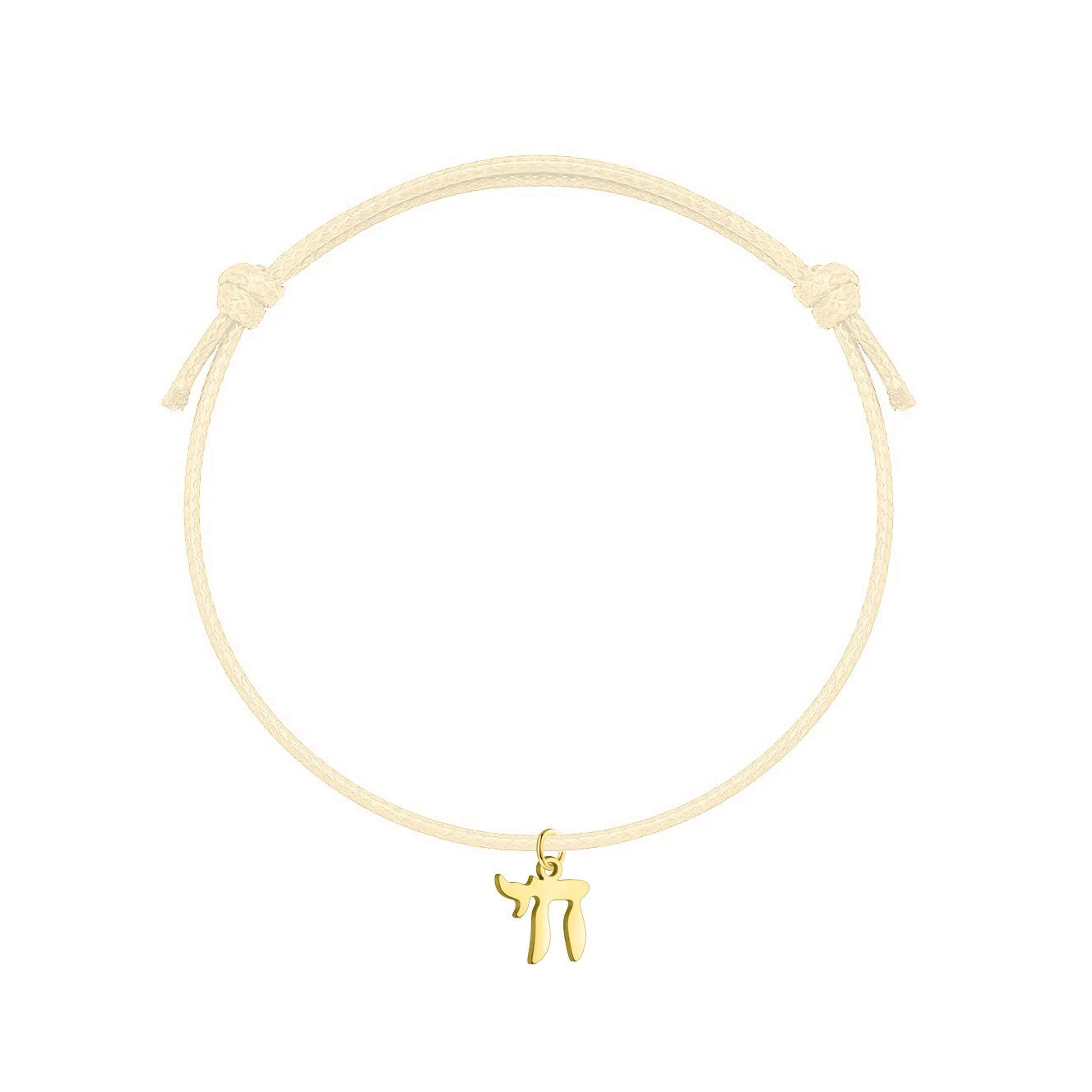 Bracelet orné du symbole Haï en acier inoxydable, monté sur bracelet artisanal ajustable. Un accsesoir qui parle, simple et unique.