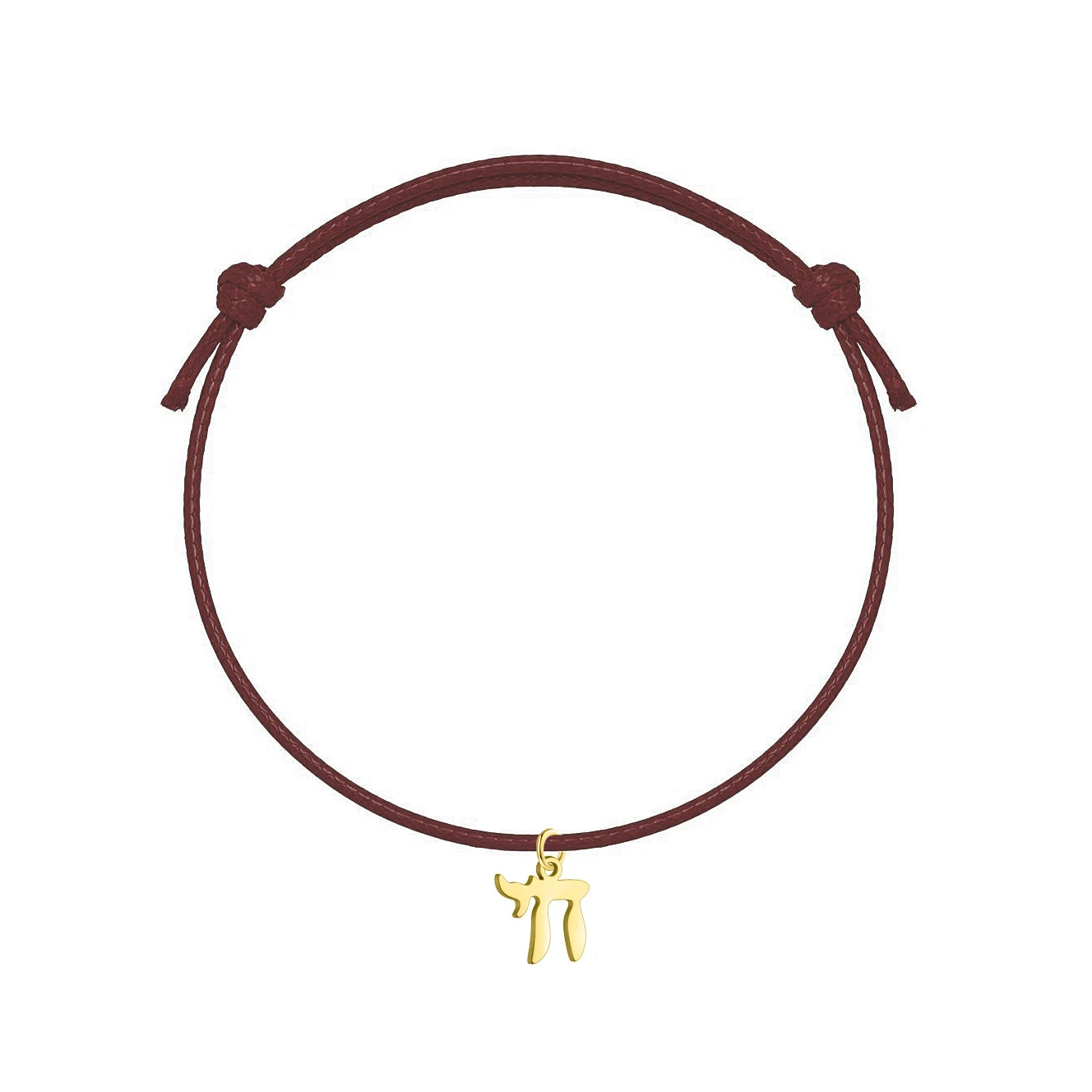 Bracelet orné du symbole Haï en acier inoxydable, monté sur bracelet artisanal ajustable. Un accsesoir qui parle, simple et unique.