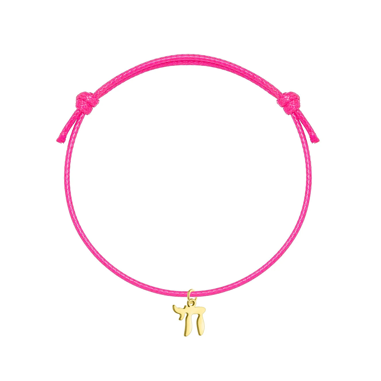 Bracelet orné du symbole Haï en acier inoxydable, monté sur bracelet artisanal ajustable. Un accsesoir qui parle, simple et unique.