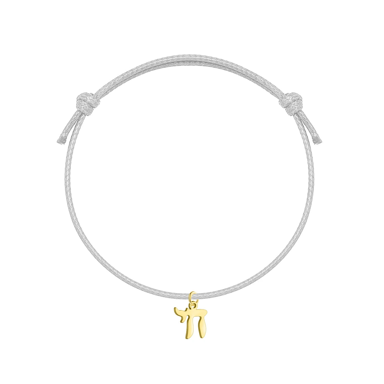 Bracelet orné du symbole Haï en acier inoxydable, monté sur bracelet artisanal ajustable. Un accsesoir qui parle, simple et unique.